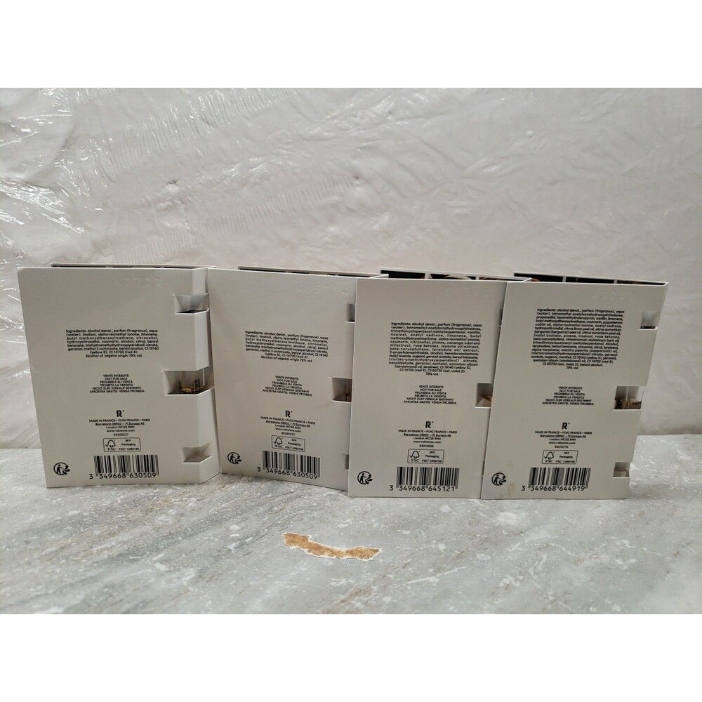 4 x Rabanne Million Gold For Her Eau de Parfum Spray Vials 1.5 ml/0.05 oz assort - Picture 2 of 4